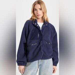FP Movement by Free People Hit the Slopes Fleece Jacket - Color: Eclipse, Size S